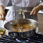 KitchenAid 5-Ply Clad Polished Stainless Steel Cookware Pots and Pans Set, 10 Piece