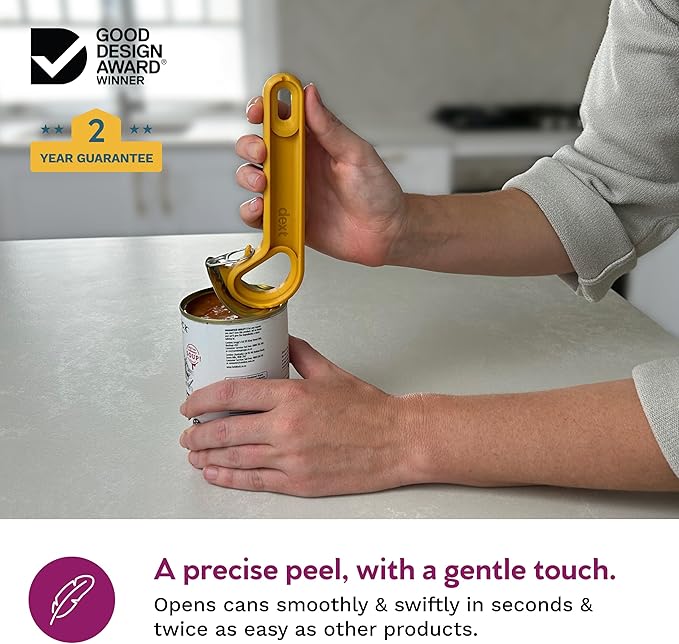 Ring Pull & Pop Top Can Opener (Teal) Easy Open Any Pull Tab Cans for Seniors, Soda, Pet Food, Cat Cans, Beer, Parkinsons Aids for living Gifts, Gadgets for People with Arthritis, kitchen gadgets.