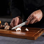 PAUDIN Kitchen Knives Set, Switzer 3-Piece Chefs Knife Set High Carbon Stainless Steel with Ultra Sharp Blade & Plastic Handle Professional Chef Knives