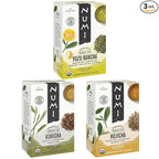 Numi Organic Roasted Japanese Green Tea Variety Pack, Hojicha, Yuzu Bancha & Kukicha, 16 Count (Pack of 3)