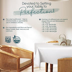 Quality Table Pad Protector, Superior Protection from Spills, Scratches & Heat - Reusable Vinyl Table Cloth with Cushion Flannel Backing (72" L x 54" W)