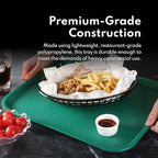 New Star Foodservice Fast Food Tray, Set of 12 (Blue, 12 by 16-Inch)