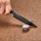 Kyocera Advanced Ceramic Revolution Series 4.5-inch Utility Knife, Black Blade