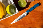 DURA LIVING 3.5 Inch Paring Knife – Essential High Carbon Stainless Steel, Razor-Sharp, Multipurpose Small Kitchen Knife, Ergonomic Handle, Perfect for Precision Tasks, Royal Blue