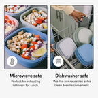 STOJO Collapsible Sandwich Box – 24oz, Reusable Food Storage Container, Silicone Bowl for Hot/Cold Food – Meal Prep, Lunch, Camping, Hiking – Dishwasher Safe (Set of 1, Steel)