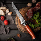 YARENH Boning Fillet Knife 6 Inch, Professional Kitchen Chef Knife, 73 Layers Damascus High Carbon Steel, Full Tang Sandalwood Handle, FYW Series