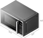 Chefman Countertop Microwave Oven 1.1 Cu. Ft. Digital Stainless Steel Microwave 1000 Watts with 6 Auto Menus, 10 Power Levels, Eco Mode, Memory, Mute Function, Child Safety Lock, Easy Clean