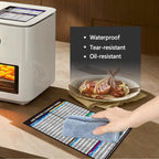 Air Fryer Cooking Times Magnetic Chart - 2-Piece Magnetic Cheat Sheet for 80+ Foods, Rectangular Cooking Guide for Easy Reference, Air Fryer Cooking Accessory, Fridge/Oven - Mountable Sheets