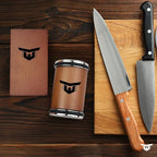 Rolling Knife Sharpener Tool Kit, Kitchen Knife Sharpener with Diamonds and Ceramic, Sharpener Kit offer 15° & 20° Magnetic Angles, Hunting knife Sharpener for Kitchen Gadgets & Gifts