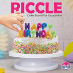 Riccle 88 pcs Cake Decorating Kit with Pink Cake Turntable - Includes 50 Disposable + 2 Reusable Piping Bags and Tips Set, 24 Icing Piping Tips, 2 Spatulas, 3 Icing Comb Scraper, Baking Supplies