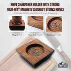 BLANKISH - Rolling Knife Sharpener - Professional Knife Sharpening Kit with 15° 17° 20° and 22° Base, Easy to Use