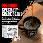 Blackout Coffee Blueberry Crumble Flavored Coffee Pods – Medium Roast, Smooth Taste, Guilt-Free Indulgence – Freshly Roasted 18 Count, American Made