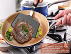 Mixed 5 Piece Silicone Spatula Set, 600F Heat-Resistant No-Melt Rubber Spatula Handle and Blade - Kitchen Cooking Utensils for Nonstick Cookware, Spatula Turner for Egg,Pancake,Burger- Dishwasher Safe