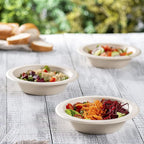 GUSTO [Case of 750 16 oz Heavy-Duty 100% Compostable Kraft Paper Soup Bowls – Eco-Friendly Disposable Sugarcane (Formerly Comfy Package)