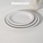 Stoneware Narrow Rim Commercial Grade Dinnerware,Bright White Oval Platter 11.5" x 8.5", Case of 12