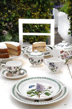 Portmeirion Botanic Garden 8.5" Salad Plates - Set of 6 | Assorted Floral Motifs | Fine Earthenware | Chip Resistant Glaze | Dishwasher, Microwave, Freezer, Oven Safe | Made in England