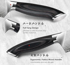SHAN ZU 16 Pieces Knife Set, Knife Block Set in Powder Steel, Ultra Sharp Kitchen Knives Set, High Hardness Japanese Knife Set with Ergonomic Pakkawood Handle, Chef Knives Set for Kitchen Cooking