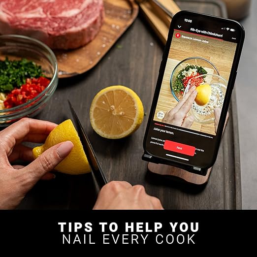MEATER Pro: Smart Bluetooth Wireless Meat Thermometer Digital | 1000°F Heat Resistance | Long Range | Certified Accuracy | BBQ, Oven, Grill, Smoker, Air Fryer, Deep Fryer