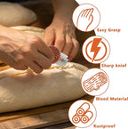 UFO Bread Lame Cutter for Homemade Sourdough,Bread Scorer Tool for Sourdough with 5 Blades and Storage Cover,Slashing Tool Bread Cutting Knife for Artisan Bread and Baguette Makers,Lines