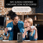 Lifeboost Organic Espresso Beans Whole – USDA Organic, Low Acid, Mold-Free Dark Roast Coffee – Whole Bean, Single Origin, High Caffeine Arabica – 12 oz Bag