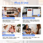 Pagers for Restaurants, 24 Coaster Beeper Restaurant Buzzer System with Beeps, Vibration, Flashing, Guest Customer Queue Pagers for Food Truck, Church Nursery