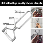 Best Vegetable Carrot Potato Peelers for Kitchen, Just Like Mom's old steel Fruits Peeler (Double Blade)