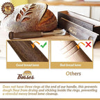 Bread Bosses Bread Bakers Lame Slashing Tool - Dough Making Slasher Tools Baking Sourdough Bread Starter Jar Scoring Knife Razor Cutter Slashing Tool Accessories for Cutting Supplies -Great As A Gift