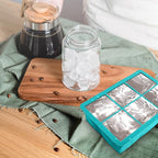 Silicone Ice Cube Trays 3 Pack - Large Size Silicone Ice Cube Molds with Leak Proof Removable Lid Square Ice Cube Tray And BPA Free for Cocktail,Whiskey, Stackable Flexible Ice