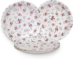 Papyrus Disposable Tabletop Plates Set - Elegant and Sturdy Plates for Any Occasion, Peppermint Candy Cane, Plates