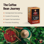 Pour Over Vietnamese Coffee – Saigondan Adventure | Espresso Robusta | 100% Robusta | Instant Specialty Coffee | Small Batch Roasted | Direct Trade | Naturally Sweet | 18 Sachets