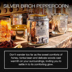 Large - Silver Birch Peppercorn by Voluspa for Unisex - 18 oz Candle