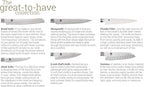 Shun Saya Sheath, Universal Fit for 7”-8” Chef and Santoku Knives, Blonde Beech Wood, Knife Edge Guard for Professional and Home Chefs