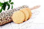 SAKURA Embossing rolling pin. Japanese Cherry Blossom embossed dough roller by Algis Crafts