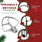 Flat Beater K45B Stainless Steel Attachment -Stainless Steel K45B Kitchen Mixer Paddle Attachment Perfectly Fit for 4.5 QT Tilt-Head Stand Mixer Beater K45SS by MIFLUS