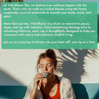 Vital Bloom 120 Tea Bags Moringa Tea, 100% Natural Moringa Leaves Herbal Tea, Supporting Digestion & Immune System - Bleach Free Tea Bags, Non-GMO (Free Bamboo Tongs Included)