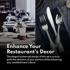 New Star Foodservice Bead Pattern, Stainless Steel, 60-Piece Flatware Set
