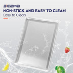6 Pack Full Size 18" x 26" Aluminum Baking Sheet Pan Perforated, Commercial Bakery Equipment Cookie Sheets, NSF Approved Baking Tray