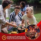 6 Pcs Instant Read Meat Thermometer with Long Probe 9.65 Inch Kitchen Cooking Food Candy Waterproof Digital Thermometer for BBQ Water Milk Yogurt Liquid Cooking(Red)