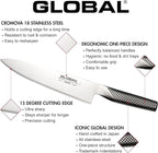 Global 6 inch Straight Spatula, Stainless Steel, GS-21/6