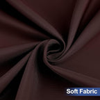 homing Rectangle Table Cloth Cover, Waterproof Polyester Elastic Fitted Tablecloth, Fits for 8 Foot Folding Tables, Washable Table Protector for Fall, Thanksgiving, Harvest Party (Coffee, 30" x 96")