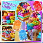 Food Coloring Powder - 12 Vibrant Colors Powered Food Coloring, Food Grade High Concentrated Food Dye for Baking, Cake Decorating, Icing, Cookies, Candy, Slime, 5g/bottle