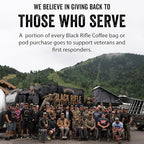 Black Rifle Coffee Company Murdered Out, 12oz Bag, Ground Coffee Dark Roast - Roasted Blend Made from Arabica Beans - Colombian & Brazilian Beans - Veteran Founded & American Made
