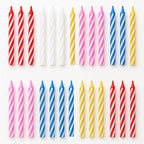 by Tugba Aydan - Birthday Candle - 144 Count Mix Color Birthday Candles for Cake, Cake Candle for Birthday, Party Small Candles…