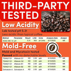 Ground Coffee | Decaf Dark Roast Low Acid Mold Free Pouches | Decaffeinated Bulk Packets | Gourmet Powder Packs for 12 Cup Drip Maker | Premium Highest Rated Individual Premeasured Commercial Bags
