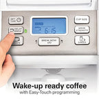 Hamilton Beach FlexBrew Trio 2-Way Coffee Maker, Compatible with K-Cup Pods or Grounds, Combo, Single Serve & Full 12 Cup Coffee Pot, White, Fast Brewing, Removeable Reservoir