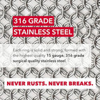 Knapp Made Original 4" Chainmail Scrubber - Cleaner For Cast Iron, Stainless Steel, Hard Anodized Cookware and Other Pots & Pans