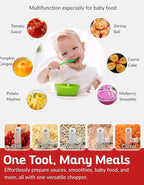 Manual Pull Mini Chopper 400ml – Handheld Vegetable Chopper for Onion, Garlic, Nuts, Herbs & Salad Prep – Compact Food Processor with Sharp Stainless Steel Blades, BPA-Free & Easy to Clean