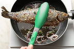 9-Inch & 12-Inch Premium Stainless Steel Food Tongs, Turquoise Silicone BPA Free Non-Stick BBQ Cooking Grilling Locking Kitchen Tong