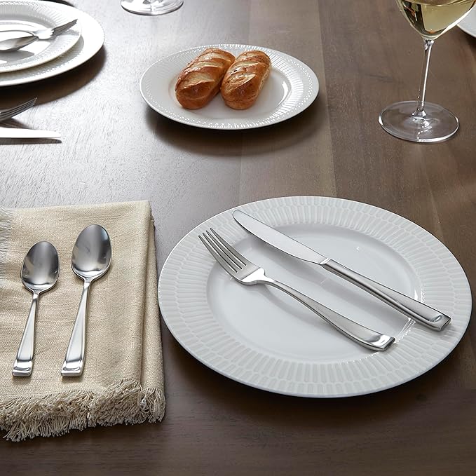 Oneida Moda Teaspoons, Set of 4,Silver