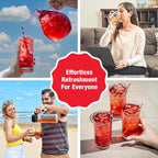 Tiesta Tea - Chunky Watermelon Cold Brew, Loose Leaf, Sweet Watermelon Herbal Tea, Non-Caffeinated, Cold Brew Packets, Makes 64 oz Per Bag (Pack of 10)